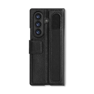 Nillkin Aoge Leather Flip Case for Samsung Galaxy Z Fold 7 – Slim Protective Cover with Built-in Kickstand & Full Protection