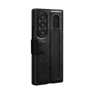 Nillkin Aoge Leather Flip Case for Samsung Galaxy Z Fold 7 – Slim Protective Cover with Built-in Kickstand & Full Protection
