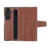 Nillkin Aoge Leather Flip Case for Samsung Galaxy Z Fold 7 – Slim Protective Cover with Built-in Kickstand & Full Protection