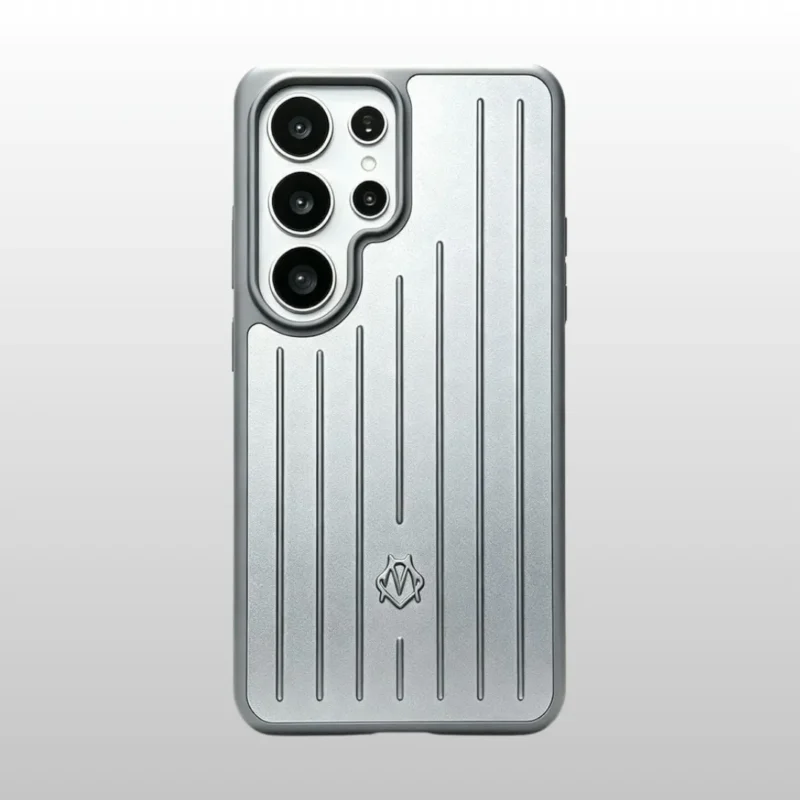 Samsung Galaxy S26 Ultra Rimowa Aluminium Stripes Case | Protective Hard Shell Designer Phone Case