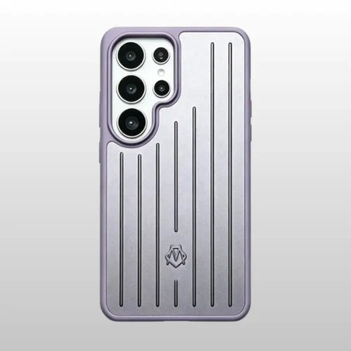 Samsung Galaxy S26 Ultra Rimowa Aluminium Stripes Case | Protective Hard Shell Designer Phone Case