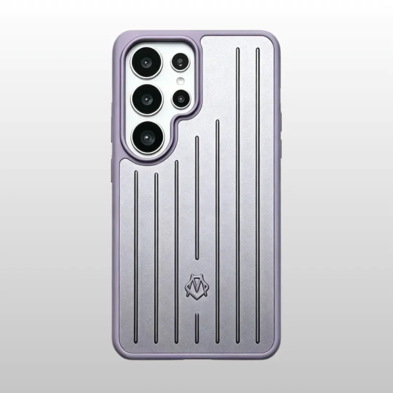 Samsung Galaxy S26 Ultra Rimowa Aluminium Stripes Case | Protective Hard Shell Designer Phone Case