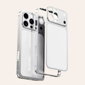 17 Pro Aluminium Converter Case Cover with Logo | Peel & Stick Side Bumper