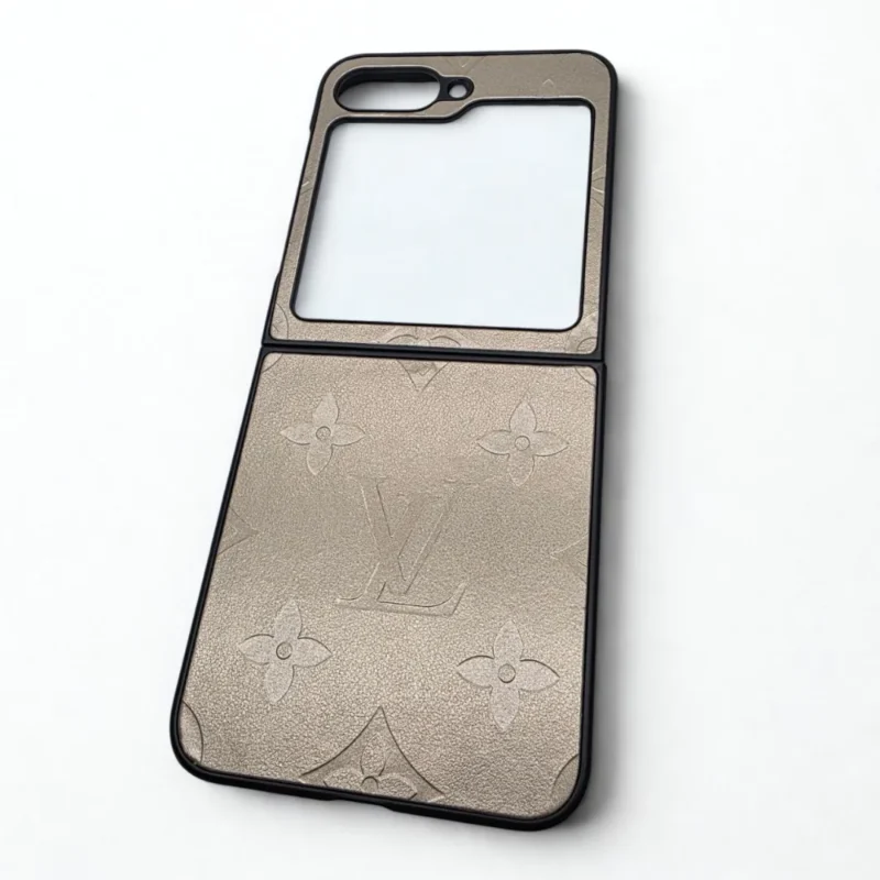 Samsung Galaxy Z Flip 6 Designer Brand PU Leather Case | Luxury Premium Back Cover