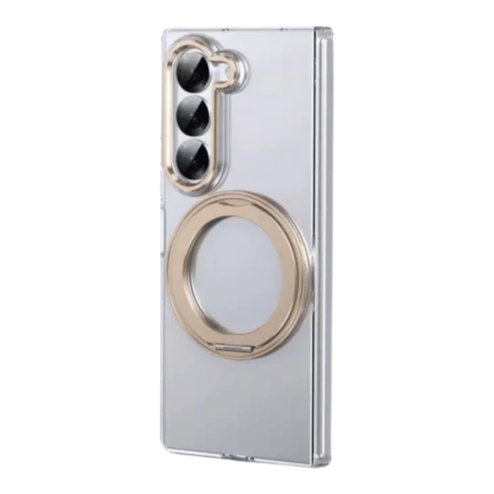 Samsung Galaxy Z Fold 6 MagSafe Clear Case with Glass Front Screen Protector