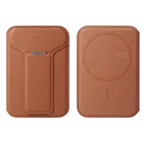 MagSafe Vegan Leather Wallet Card Holder for iPhone Magnetic Card Wallet with Foldable Kickstand Stand
