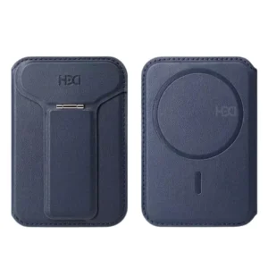 MagSafe Vegan Leather Wallet Card Holder for iPhone Magnetic Card Wallet with Foldable Kickstand Stand