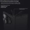 Nillkin CamShield Pro Case for Samsung Galaxy Z Fold 7 - Camera Lens Protection, Built-in Stand Holder, Flip Cover, Shockproof TPU + PC, Black
