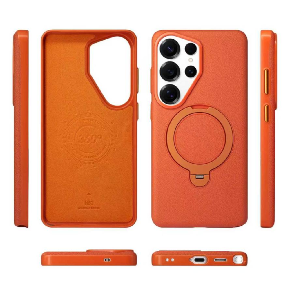Samsung Galaxy S26 Ultra Vegan Leather MagSafe Case Cover