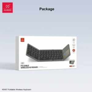 XUNDD Foldable Wireless Bluetooth Keyboard with Touchpad | Multiple Device Connection