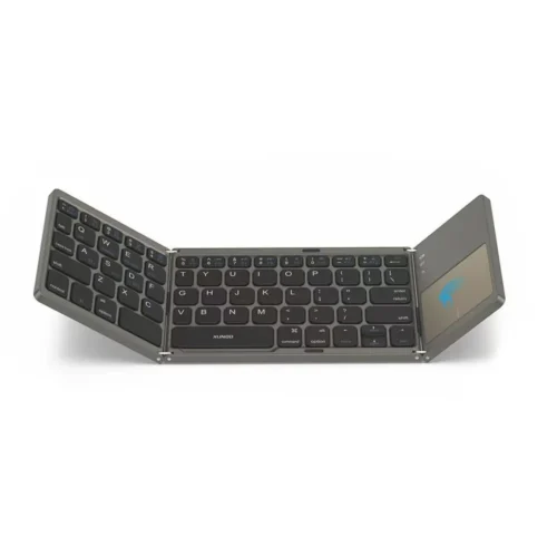 XUNDD Foldable Wireless Bluetooth Keyboard with Touchpad | Multiple Device Connection