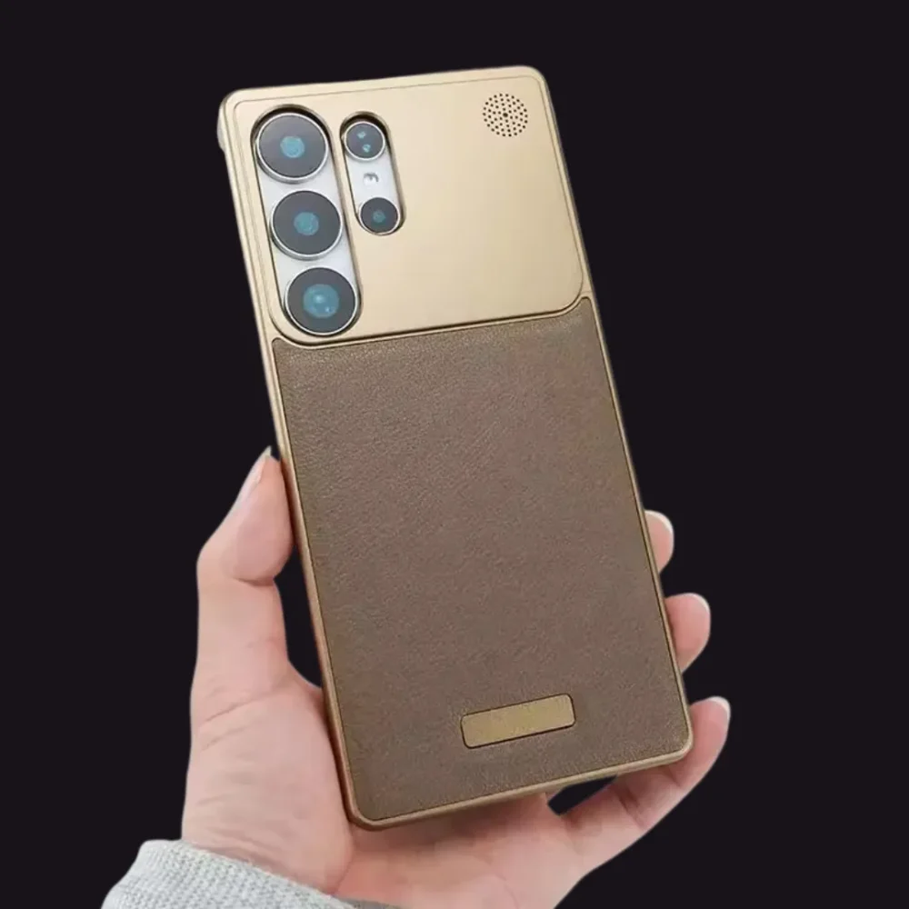 Metallic AeroFlex Aluminum Leather Case with Aroma Perfume Cover Metallic AeroFlex Aluminum Leather Case with Aroma Perfume Cover