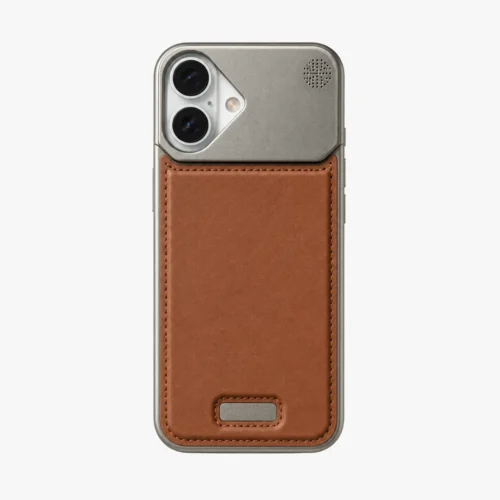 iPhone 17 Metallic AeroFlex Aluminum Leather Case with Aroma Perfume Cover & MagSafe Compatible
