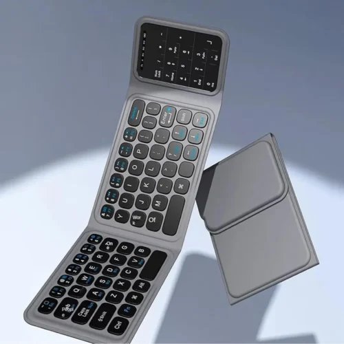 WiWU Foldable Bluetooth Keyboard with Large Trackpad | Portable Multi-Device Keyboard for iPad, Tablet, Laptop & Phone