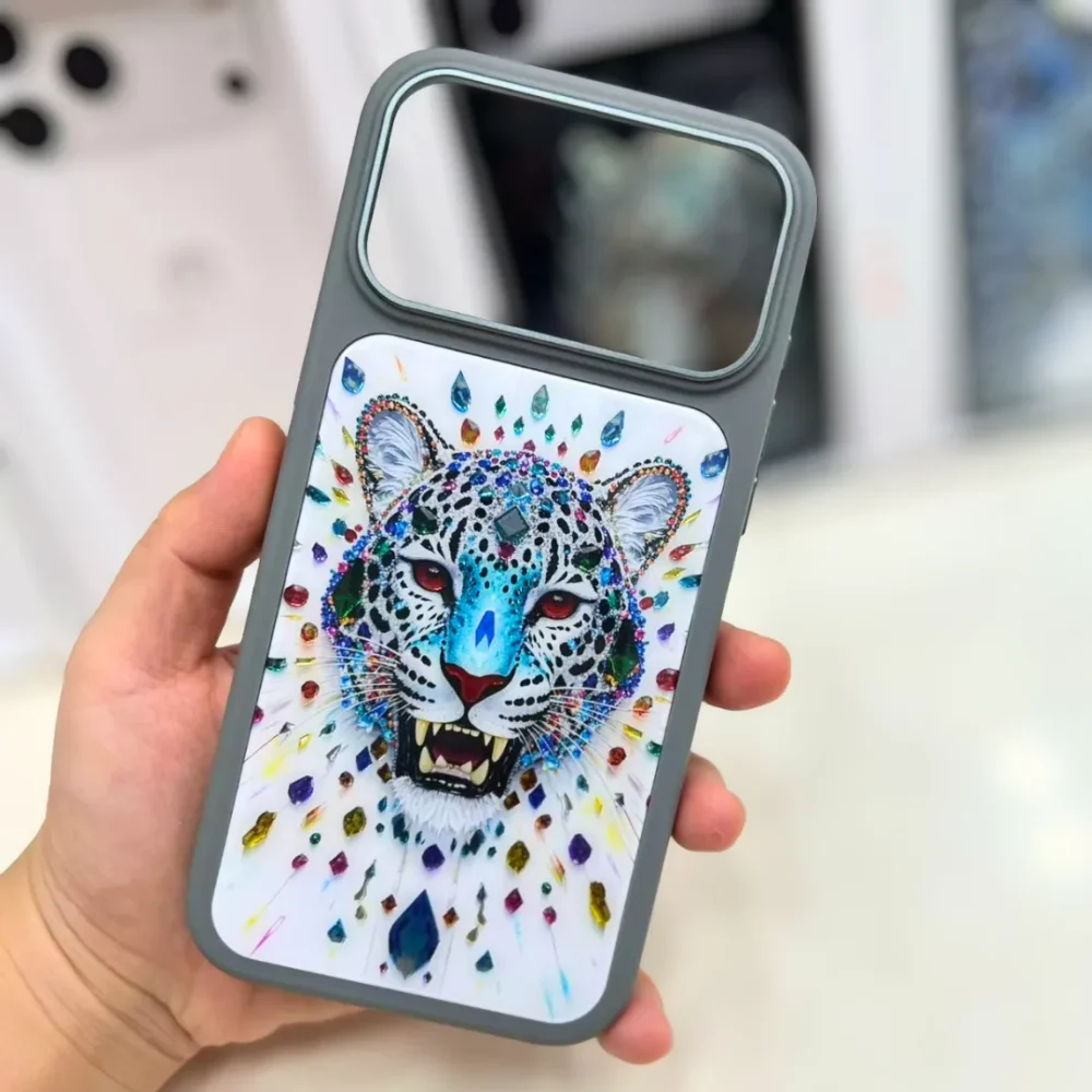 iPhone 17 Pro Luxury Crystal Leopard MagSafe Case | Premium Shockproof Protective Cover