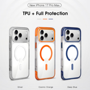 iPhone 17 Pro Max MagSafe Clear Case Cover with Camera Guard Shockproof Transparent TPU Bumper Protective Case