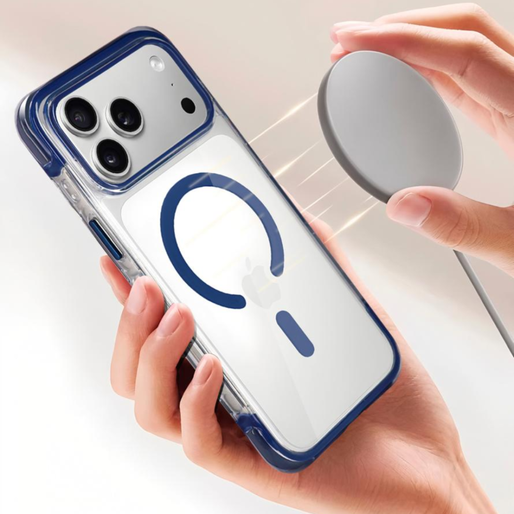 iPhone 17 Pro Max MagSafe Clear Case Cover with Camera Guard Shockproof Transparent TPU Bumper Protective Case