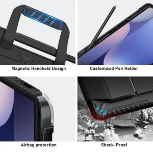 Nillkin Carry Go Keyboard Case for Samsung Galaxy Tab S10 Ultra/S9 Ultra 14.6" with Backlit Keyboard, Trackpad, Handle & Stand