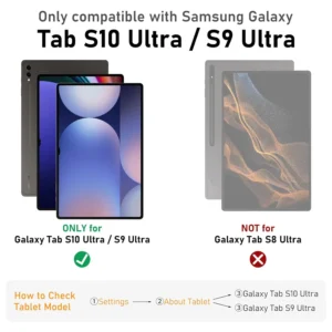 Nillkin Carry Go Keyboard Case for Samsung Galaxy Tab S10 Ultra/S9 Ultra 14.6" with Backlit Keyboard, Trackpad, Handle & Stand