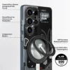 Samsung Galaxy S26 Ultra Youngkit Cyberpunk Case with 360° Rotating Magnetic Ring Stand