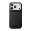 Aluminum Alloy Frameless Magnetic Metal Leather Case for iPhone 17 Pro / 17 Pro Max