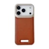 Aluminum Alloy Frameless Magnetic Metal Leather Case for iPhone 17 Pro / 17 Pro Max
