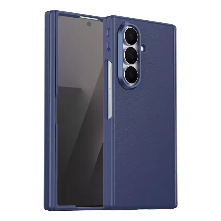 Samsung Galaxy Z Fold 7 MagSafe Vegan Leather Case | Hinge & Screen Protection with Smart Shortcut Keys