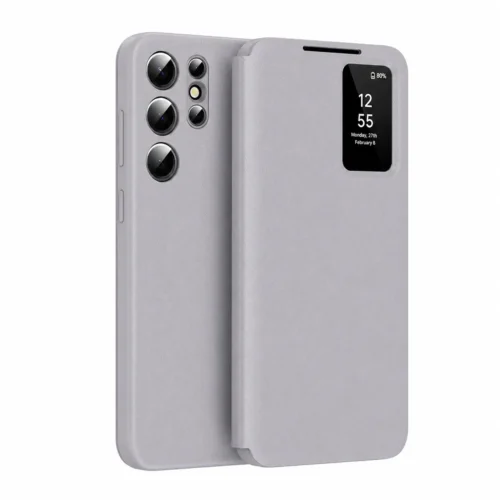 Samsung Galaxy S26 Ultra Smart View Wallet Case | PU Leather Smart Window Phone Cover Samsung Galaxy S26 Ultra Smart View Wallet Case | PU Leather Smart Window Phone Cover