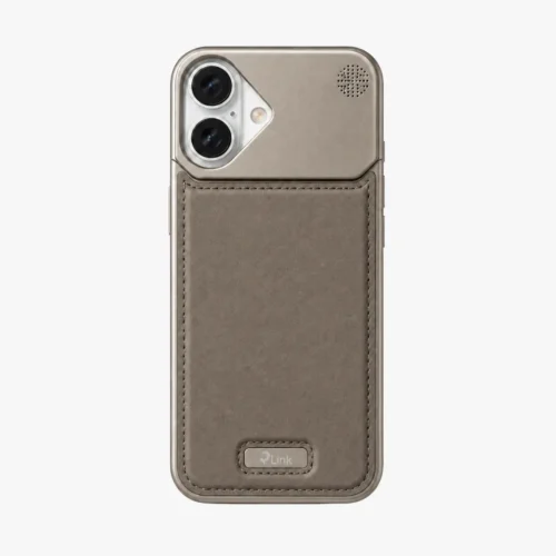 iPhone 17 Metallic AeroFlex Aluminum Leather Case with Aroma Perfume Cover & MagSafe Compatible