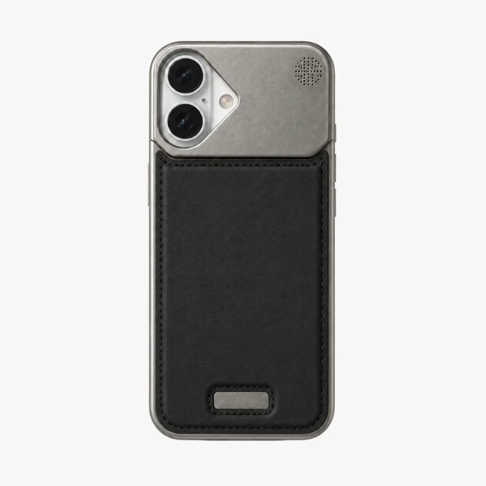 iPhone 17 Metallic AeroFlex Aluminum Leather Case with Aroma Perfume Cover & MagSafe Compatible