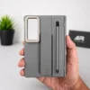 Samsung Galaxy Z Fold 8 Strap Case with Stylus Pen | Metal Camera Frame Kickstand Cover with Front Screen Protection