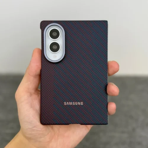 Samsung Galaxy Z Fold 8 Carbon Magnet Case with 2 Anti-Reflecting Films (Only Back)