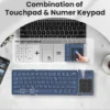 Nillkin Cube Foldable Bluetooth Keyboard with Touchpad & Number Pad for iPad, Laptop & Phone | Multi-Device Wireless Keyboard Nillkin Cube Foldable Bluetooth Keyboard with Touchpad & Number Pad for iPad, Laptop & Phone | Multi-Device Wireless Keyboard