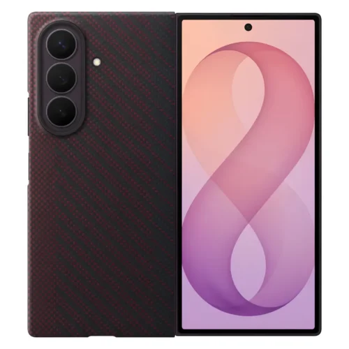 Magnetic Carbon Fiber Back Case for Samsung Galaxy Z Fold 8 Ultra - Slim Fit, Wireless Charging Compatible
