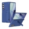 Samsung Galaxy Z Fold7 Ultra Hard PC Kickstand Case with Built-in Tempered Glass Screen Protector, S Pen Holder & Shockproof Cover