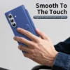 Samsung Galaxy Z Fold7 Ultra Hard PC Kickstand Case with Built-in Tempered Glass Screen Protector, S Pen Holder & Shockproof Cover