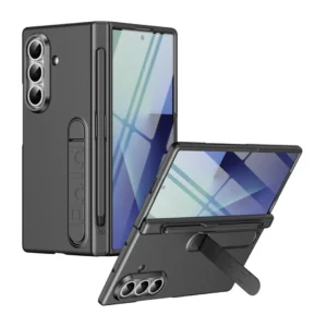 Samsung Galaxy Z Fold7 Ultra Hard PC Kickstand Case (9) Samsung Galaxy Z Fold7 Ultra Hard PC Kickstand Case with Built-in Tempered Glass Screen Protector, S Pen Holder & Shockproof Cover