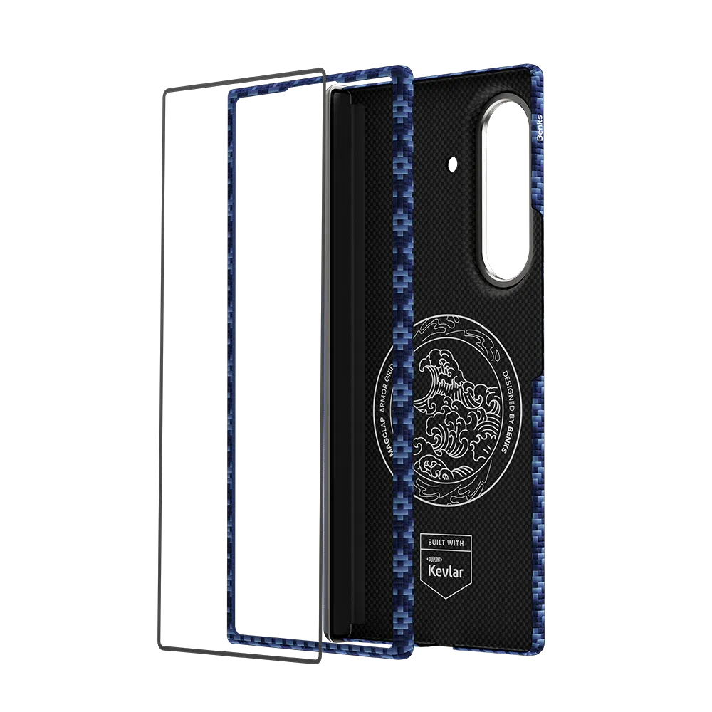 Benks Grand Combo Armor Grid Air Case Galaxy Z Fold 8 Ultra | Kevlar Magnetic Cover Benks Grand Combo Armor Grid Air Case Galaxy Z Fold 8 Ultra | Kevlar Magnetic Cover