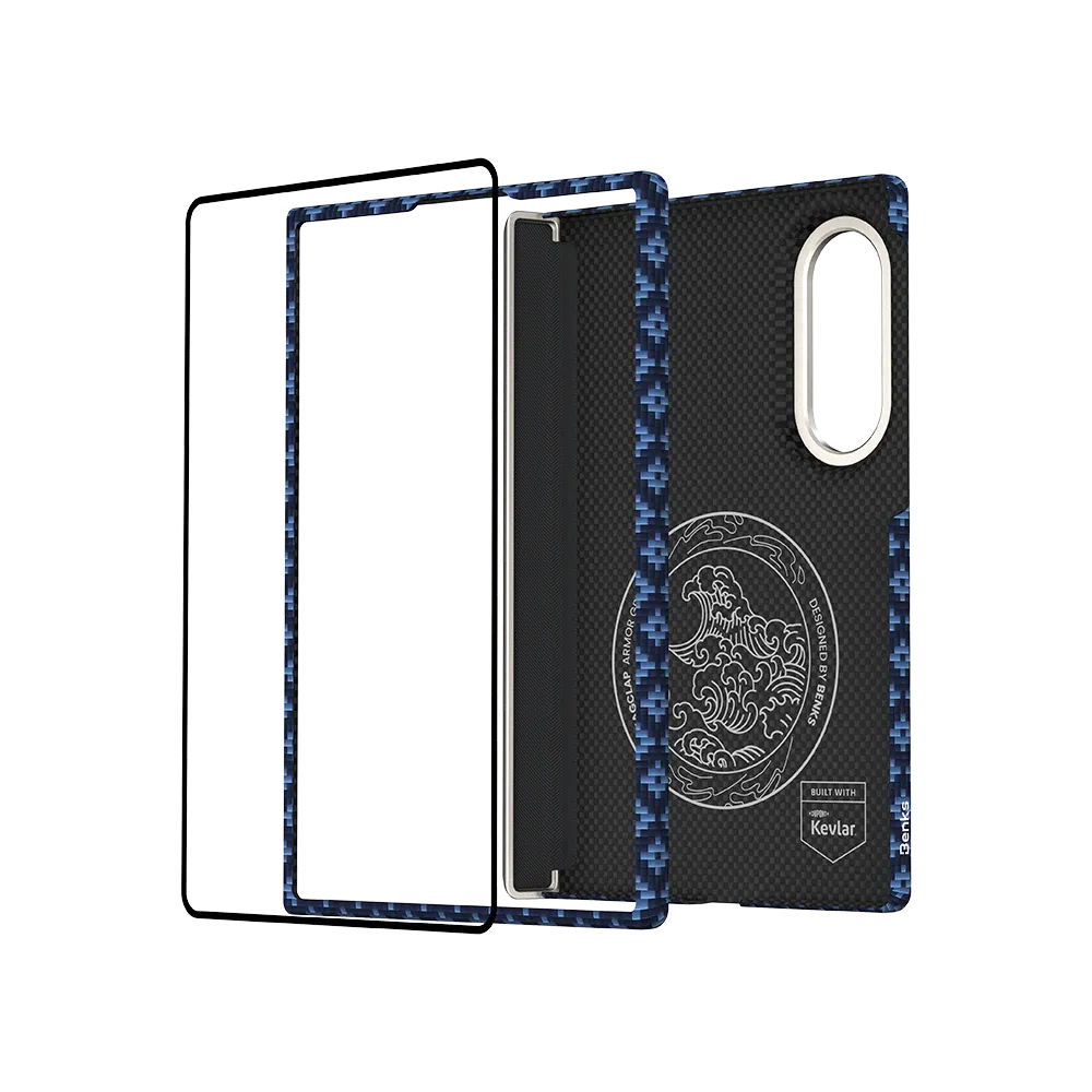 Benks Armor Grid Pro Kevlar Case for Samsung Galaxy Z Fold 8 [Grand Combo]