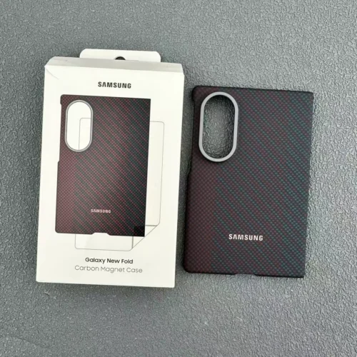 Samsung Galaxy Z Fold 8 Carbon Fiber Case | 0.8mm Slim MagSafe Magnetic Cover | Ultra Thin Aramid Fiber Phone Case