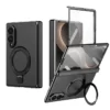 imgi_31_800x800_6601220472C-1 Samsung Galaxy Z Fold 8 Magnetic Case with Kickstand | PU Leather Coated PC Phone Cover | Tempered Glass Screen Protector