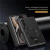 imgi_32_800x800_6601220472C-2 Samsung Galaxy Z Fold 8 Magnetic Case with Kickstand | PU Leather Coated PC Phone Cover | Tempered Glass Screen Protector