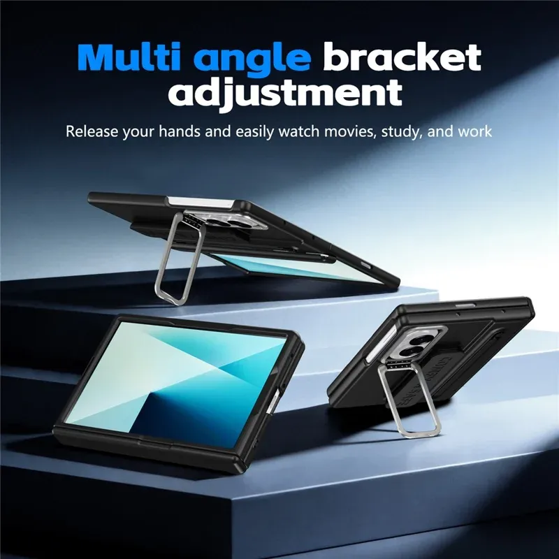 imgi_38_800x800_6601218995A-4 Samsung Galaxy Z Fold 8 Strap Case with Stylus Pen | Metal Camera Frame Kickstand Cover with Front Screen Protection