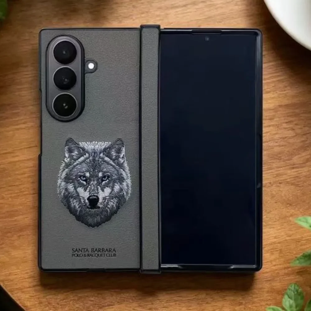 Santa Barbara Savanna Embroidered Leather Case for Galaxy Z Fold 8 Ultra