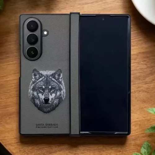 Santa Barbara Savanna Embroidered Leather Case for Galaxy Z Fold 8 Ultra