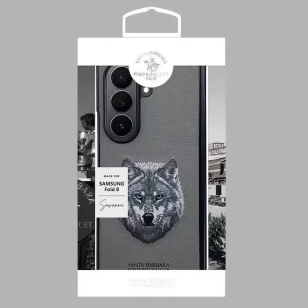 Santa Barbara Savanna Embroidered Leather Case for Galaxy Z Fold 8 Ultra