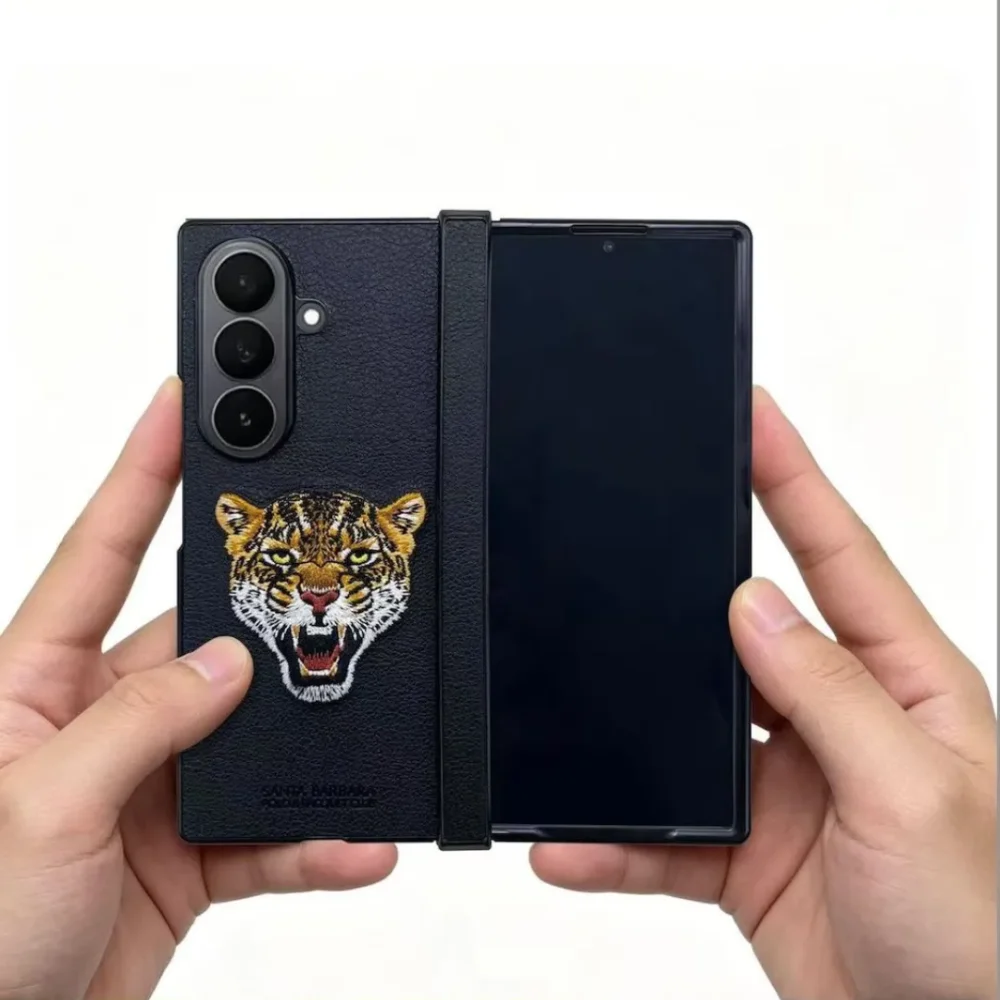 Santa Barbara Savanna Embroidered Leather Case for Galaxy Z Fold 8 Ultra