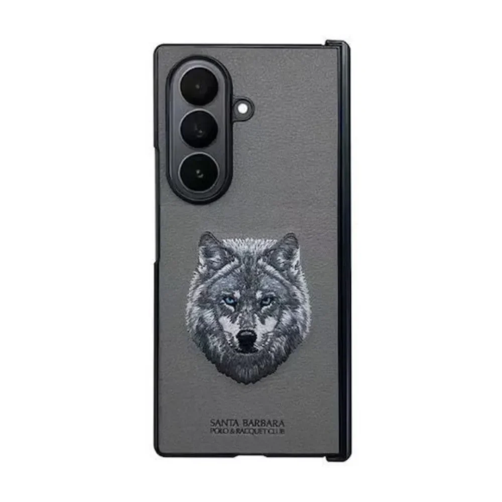 Santa Barbara Savanna Embroidered Leather Case for Galaxy Z Fold 8 Ultra