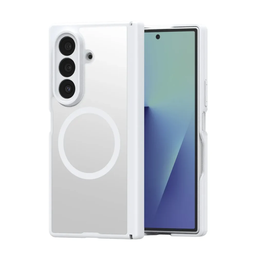 Samsung Galaxy Z Fold 8 Ultra Magnetic Back Case – Slim Translucent Matte Protective Cover (Only Back)