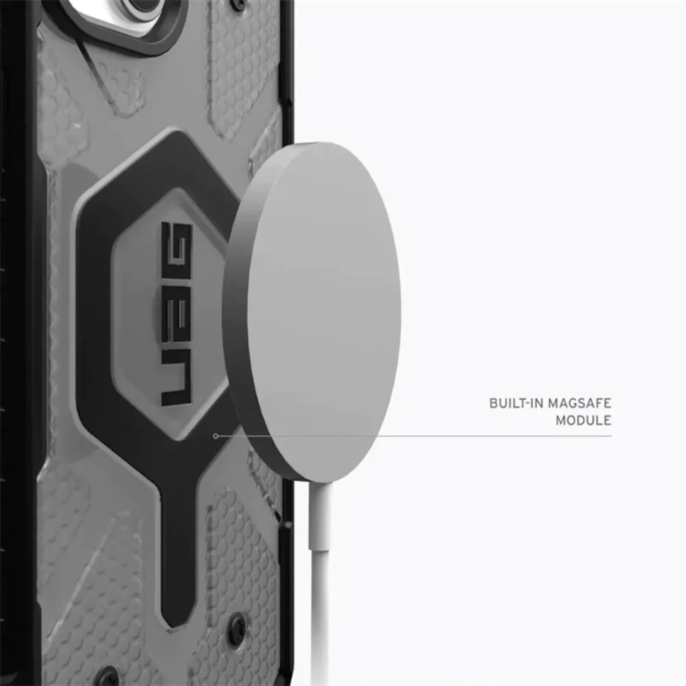 UAG Pathfinder Clear Case for iPhone 16/15/14 Pro & Pro Max Series | Magsafe Support